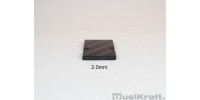 Audio MusiKraft Cartridge Sonic Bridge 2.0mm Carbon Fiber Shim Spacer